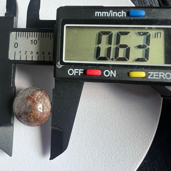 Garden‎ Quartz Crystal Marble Sphere (#6) - Picture 10 of 11